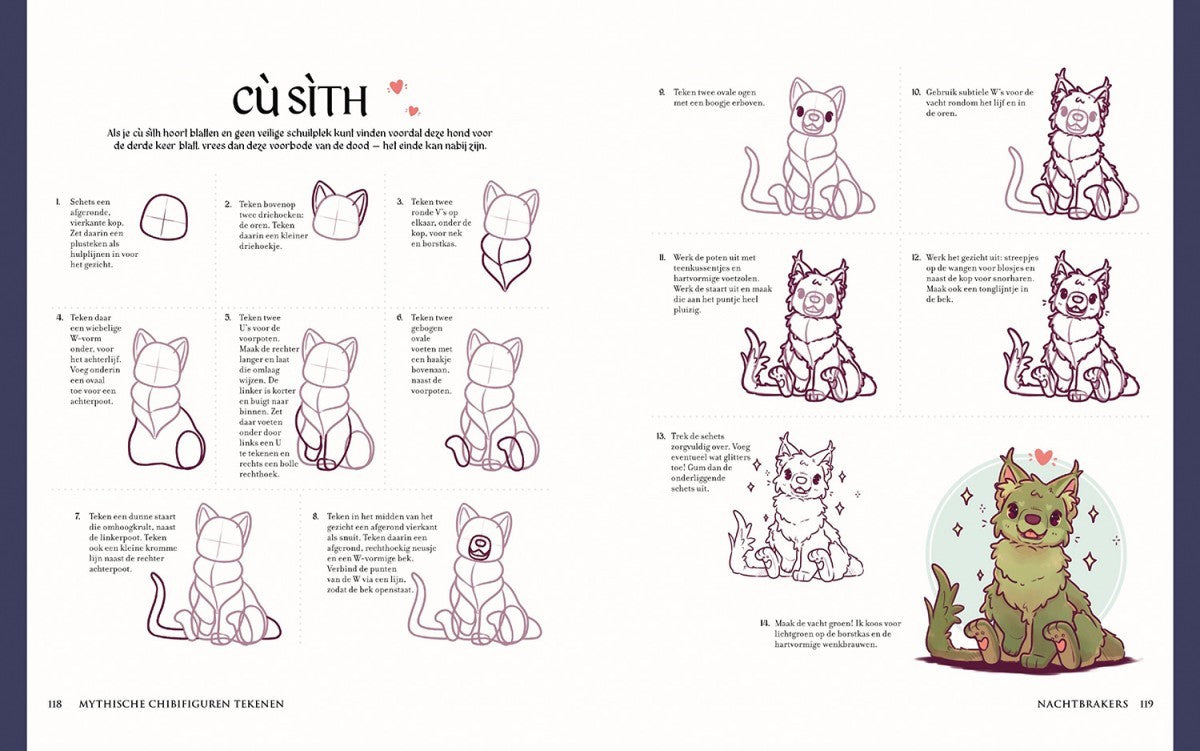 Boek - Mythische chibifiguren tekenen