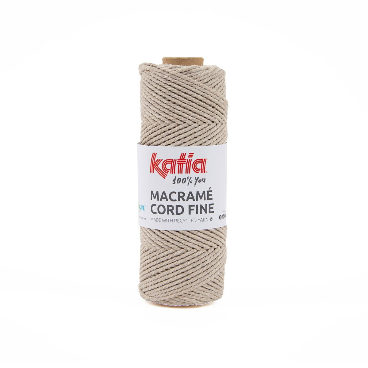 Katia Macramé Cord Fine - linnen 205