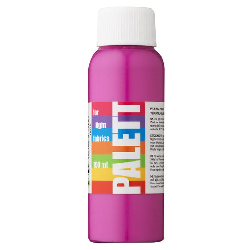 Palett textielverf - lichte stoffen - 100 ml - donkerroze