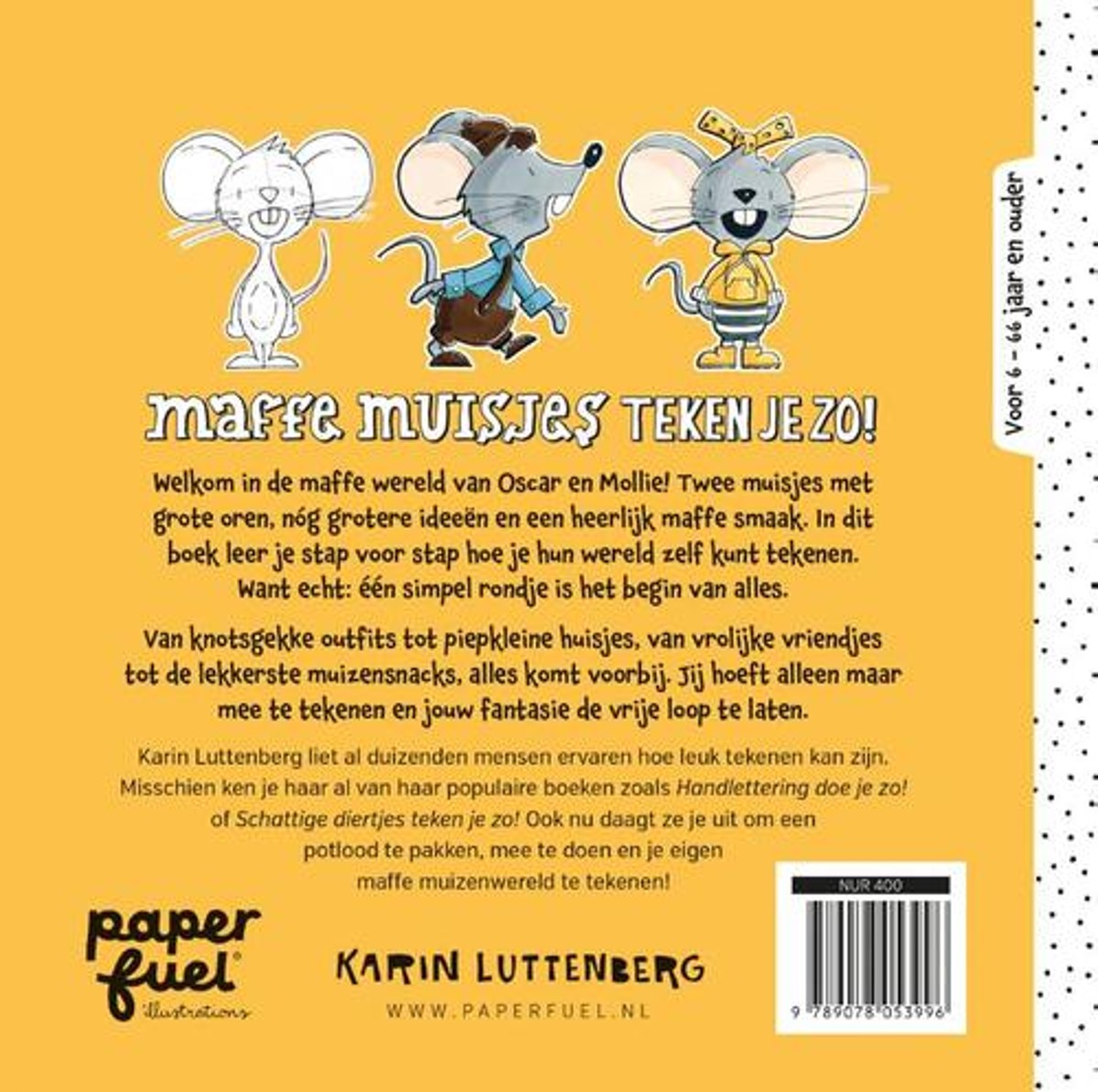 Boek - Paperfuel - Maffe muisjes teken je zo!