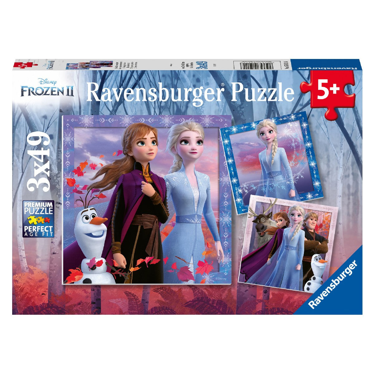 puzzel Frozen 3x - 49 stukjes