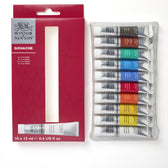 Winsor & Newton - gouache - 10 tubes van 12 ml