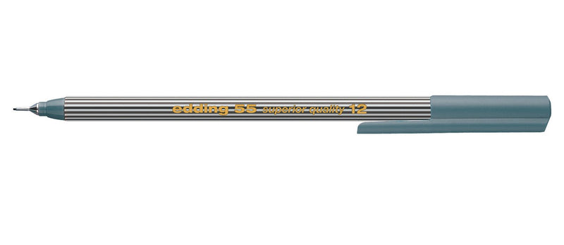 edding 55 fineliner - 0,3 mm - grijs