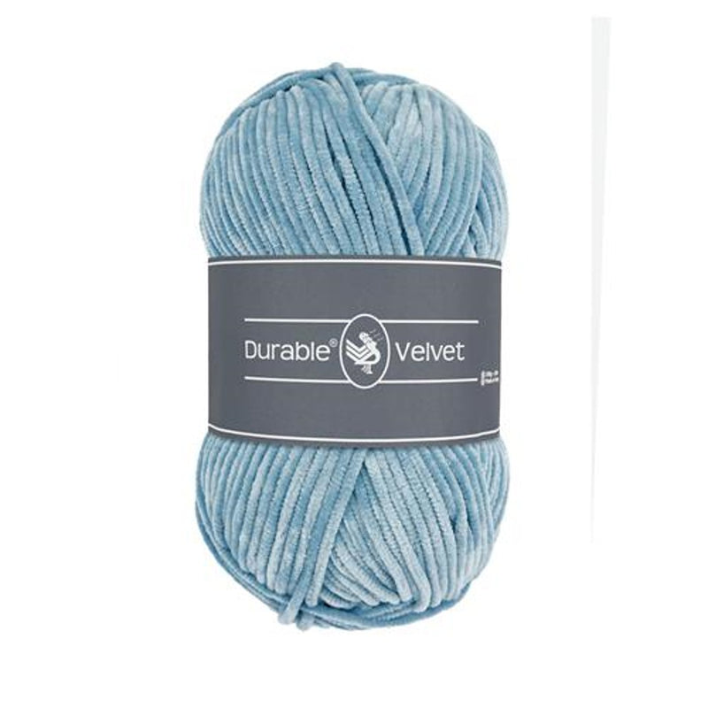 Durable Velvet garen - 100 gram - 289 blauwgrijs