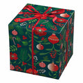 Cadeaupapier - 10 meter - kerstbloemen