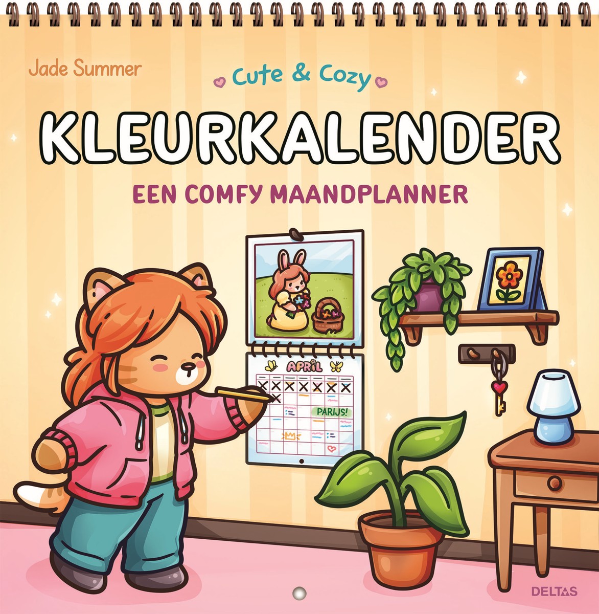 Kleurkalender - Cute & Cozy - een comfy maandplanner