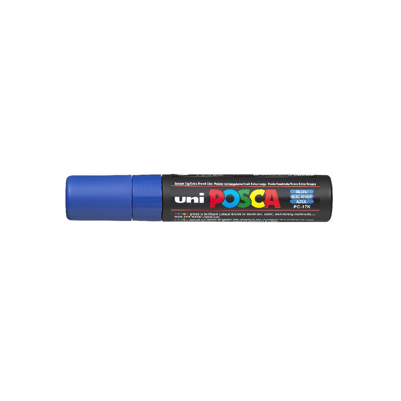POSCA acrylmarker - blokpunt PC-17K - 15 mm - blauw