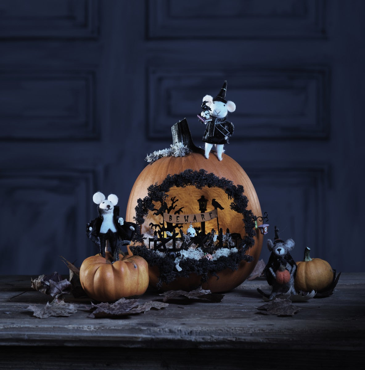 miniatuur set spooky halloween