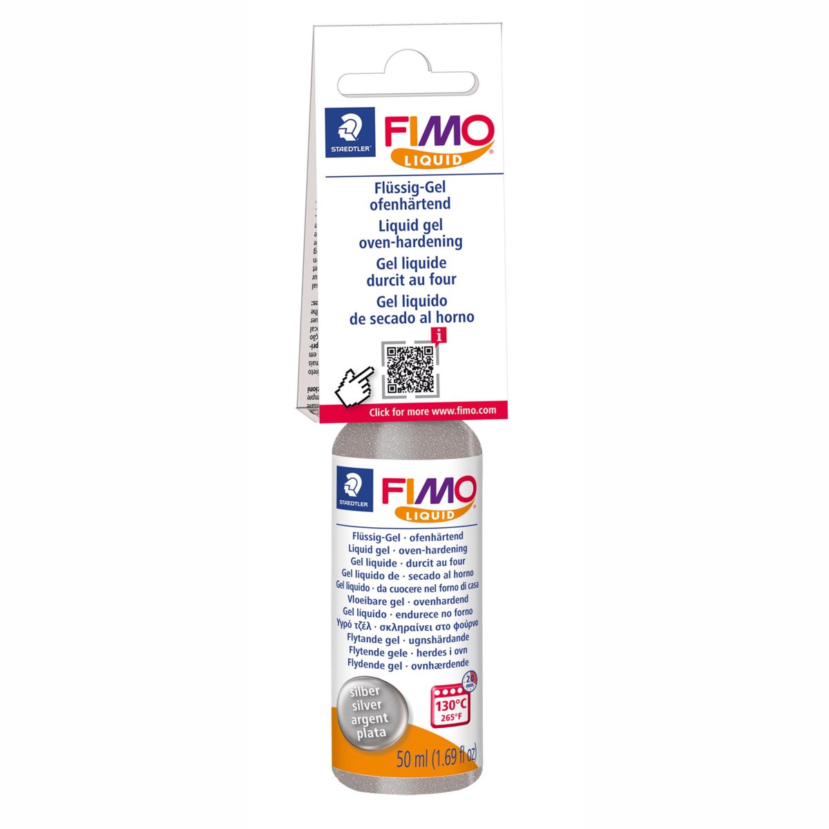 FIMO Liquid - 50 ml - silver