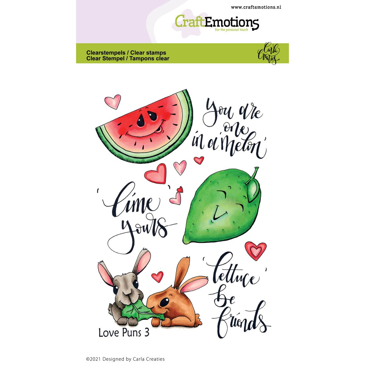 clearstamps - A6 love puns 3
