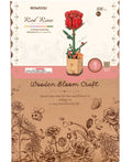 Robotime houten 3D puzzel - Red Rose