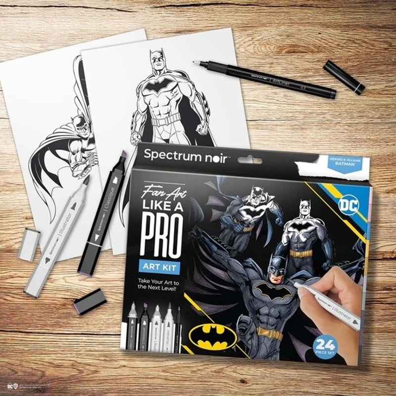 Spectrum Noir Fan Art Like a Pro Art Kit - Batman