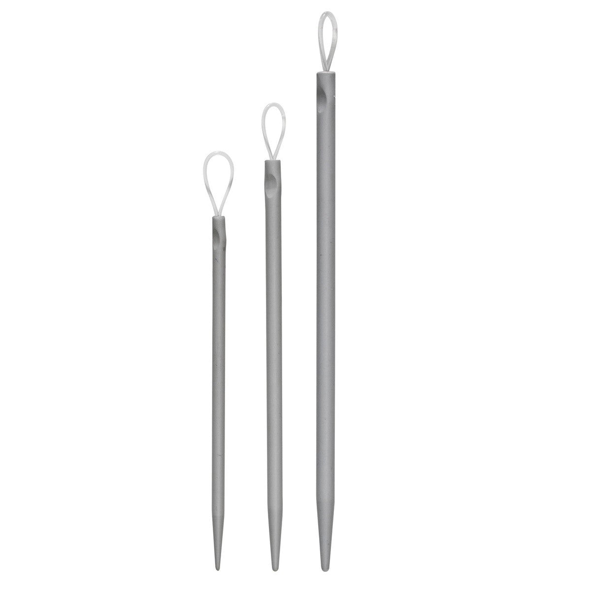 Wolnaalden met flexibel oog - 2 tot 3 mm