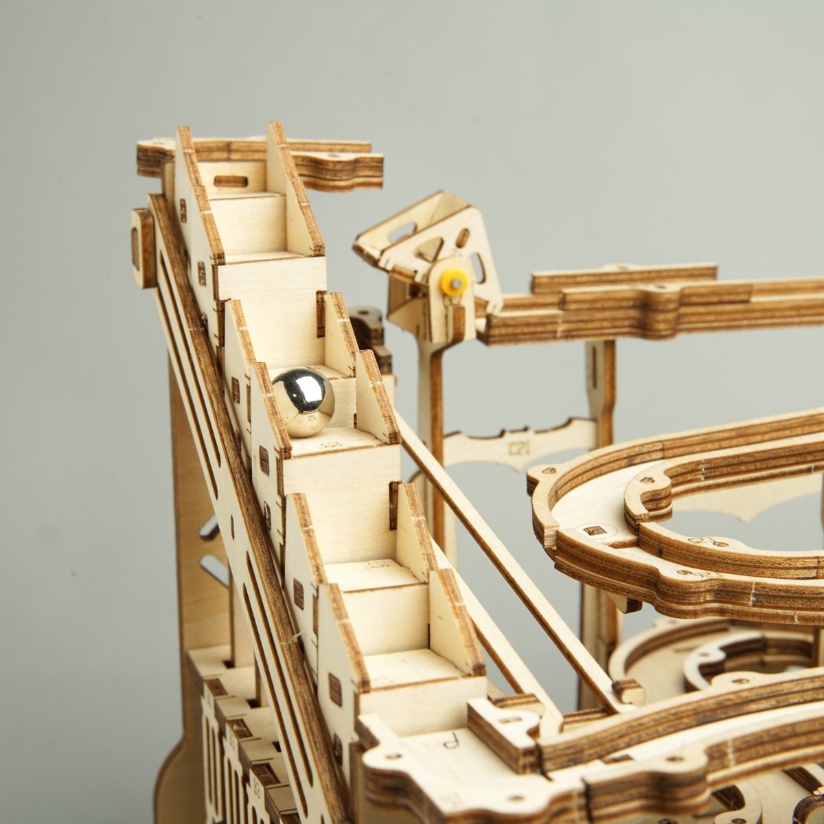 Robotime houten 3D puzzel - Marble Run Parkour