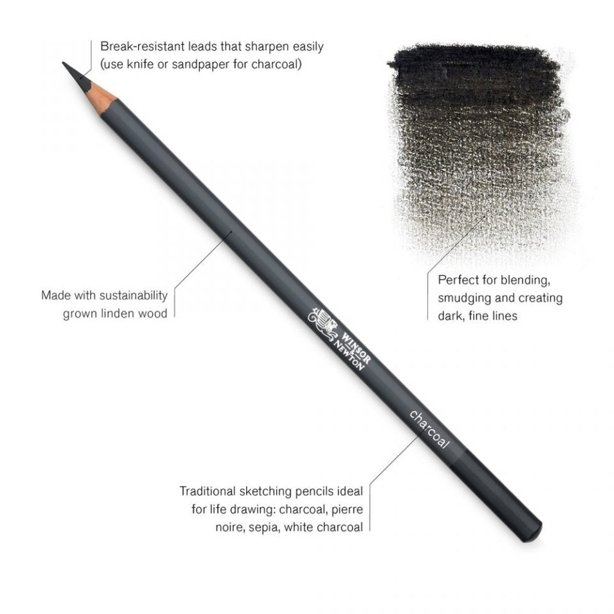 Winsor & Newton Studio - schets set - 10-delig