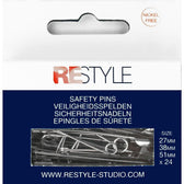 ReStyle veiligheidsspelden - 24 stuks - 27/38/51 mm