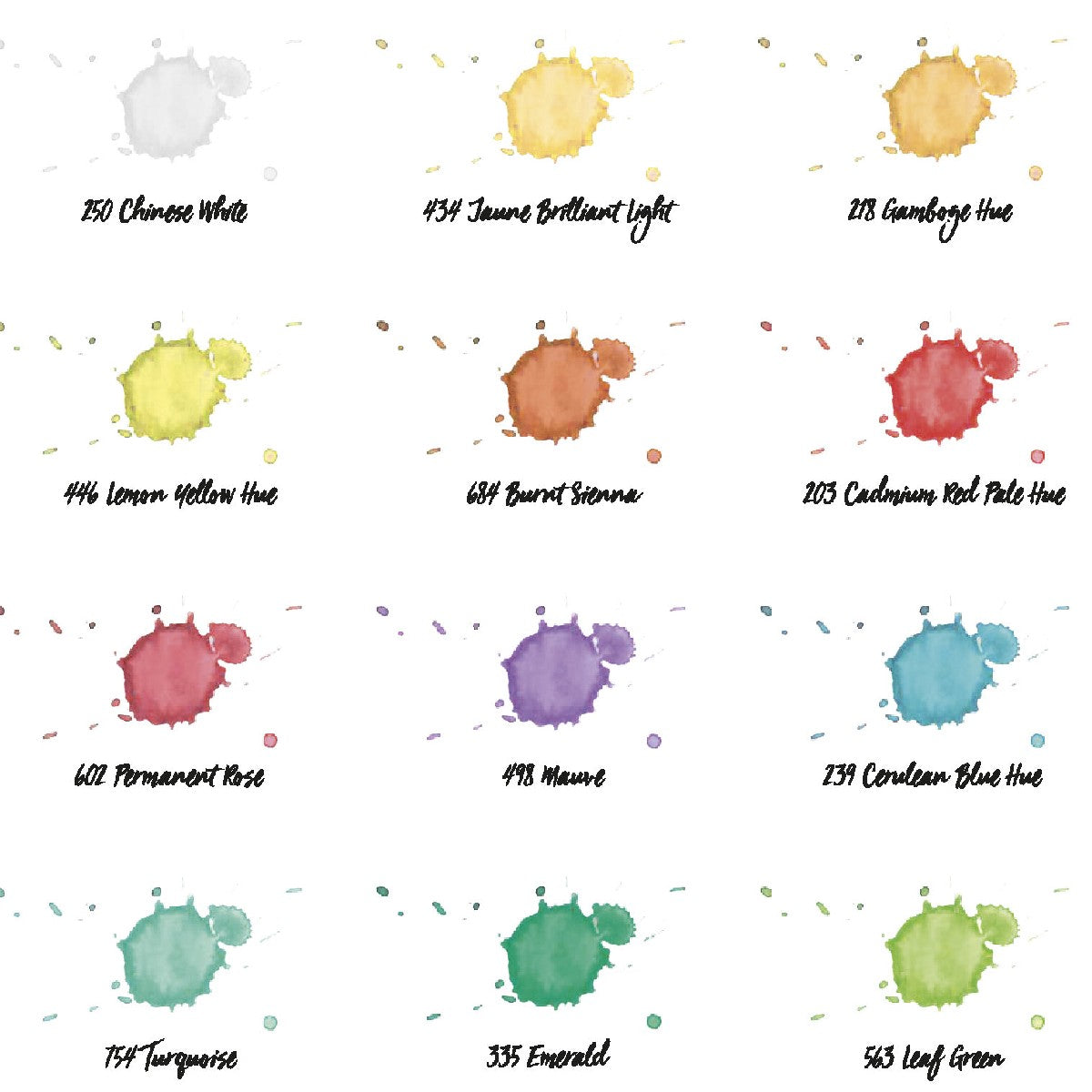 Panduro set aquarelverf - 12 kleuren - pastel