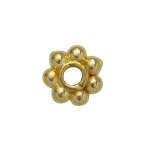 Spacers - 100 stuks - goudkleurige bloem