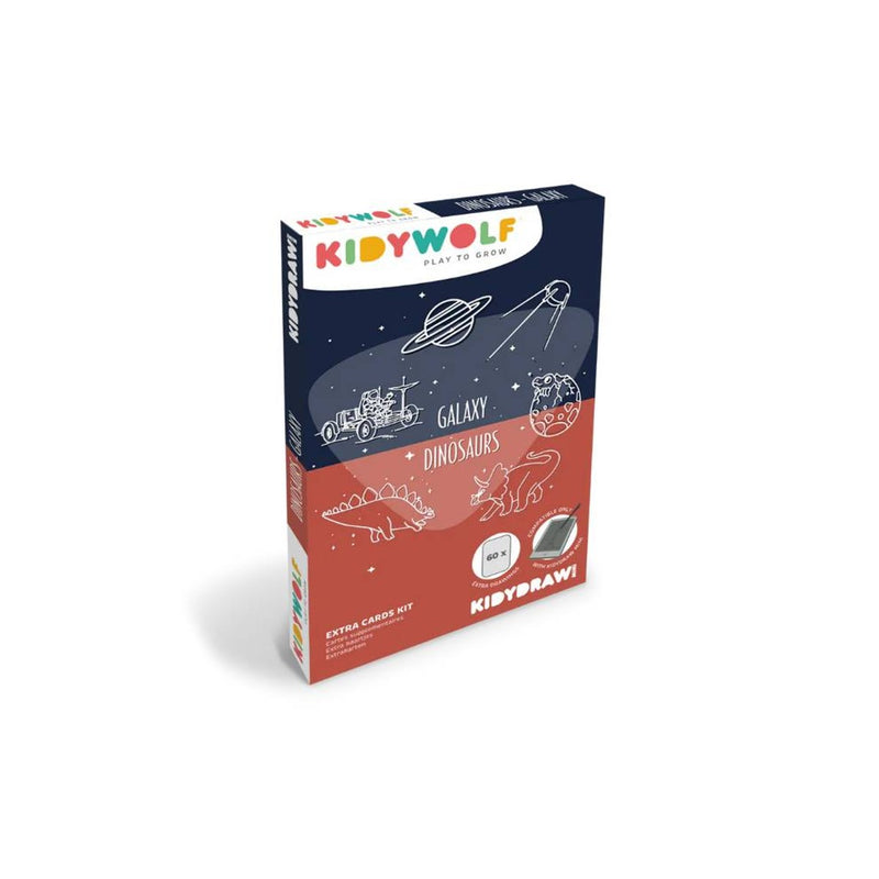 Kidydraw mini refill - galaxy & dino's