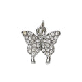 Charm Series hanger - vlinder zilverkleurig