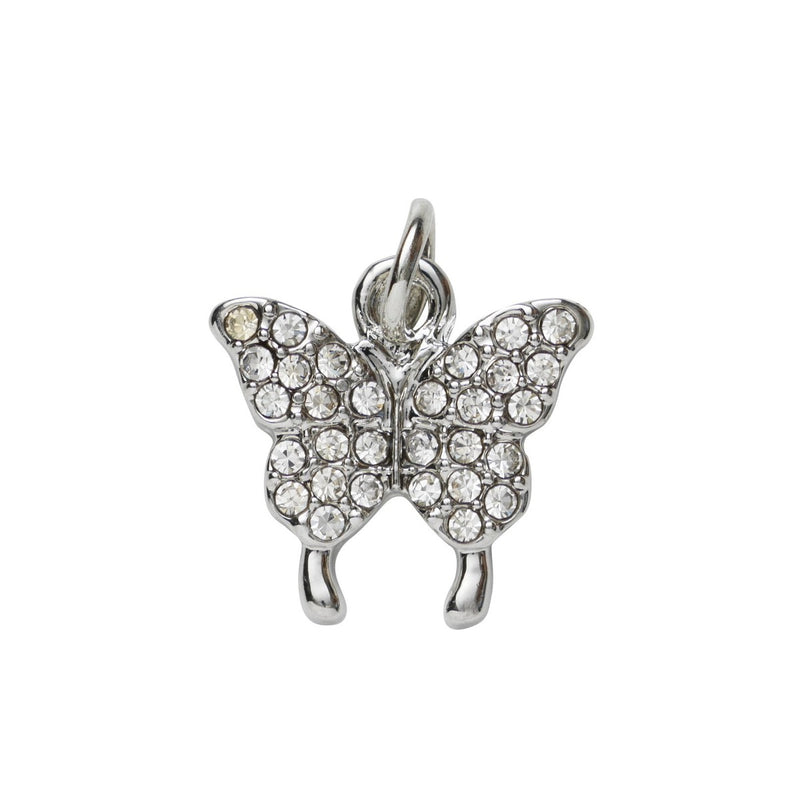 Charm Series hanger - vlinder zilverkleurig