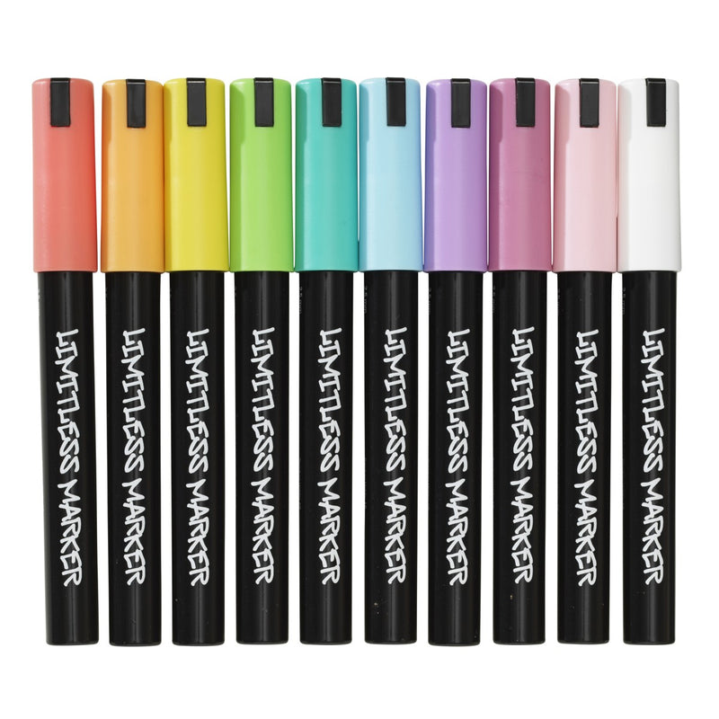 Limitless Marker M set - 10 stuks - Island Sorbet