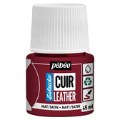 Leerverf - 45 ml - donkerrood