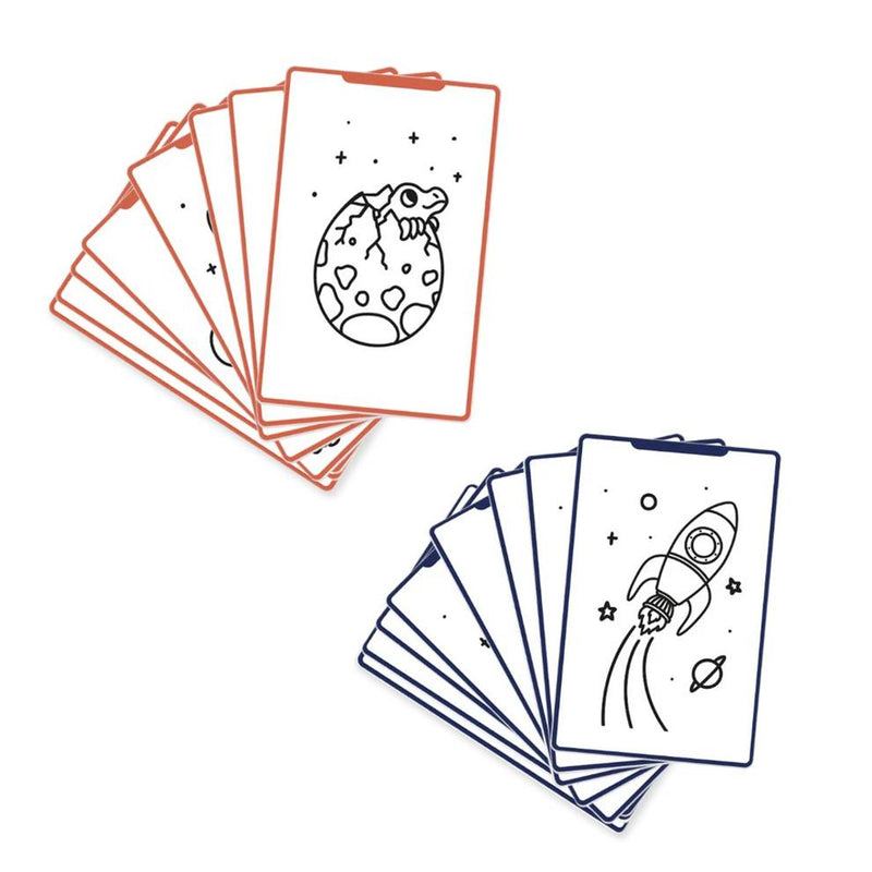 Kidydraw mini refill - galaxy & dino's