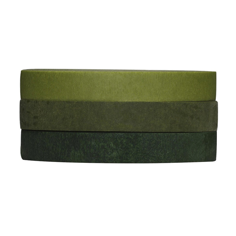 Bloemistentape - 3 stuks - groen