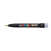POSCA acrylmarker - brushpunt PCF-350 - 1-10 mm - goud