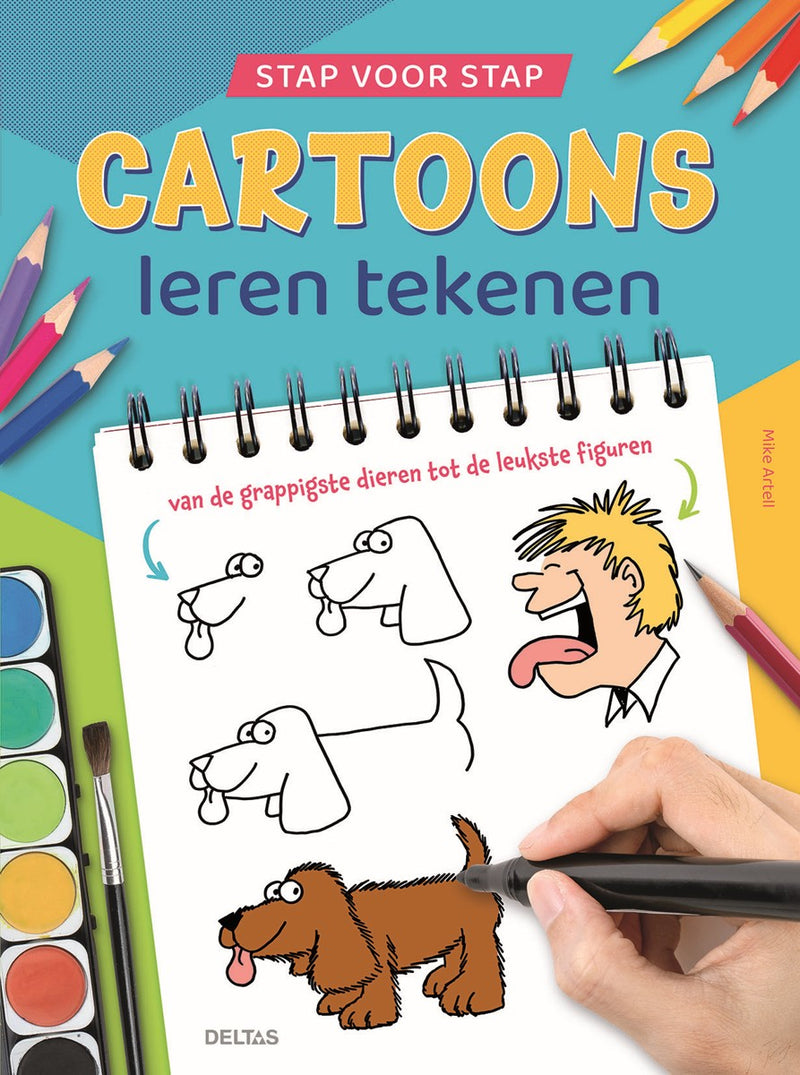 Boek - Stap voor stap cartoons leren tekenen