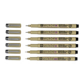 Sakura Pigma Micron fineliners - 4 + 2 gratis