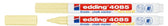 edding 4085 chalk marker - 1 tot 2 mm - pastel geel