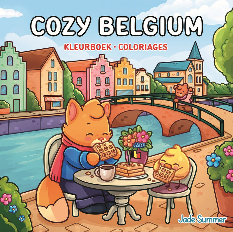 Kleurboek - Cute & Comfy - Cozy Belgium