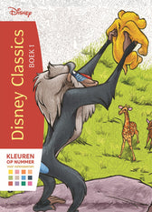 Kleurboek - Kleuren op nummer voor volwassenen - Disney Classics 1
