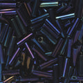 TOHO Bugle kralen - 6 mm - #82 blauw olie