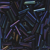 TOHO Bugle kralen - 6 mm - #82 blauw olie