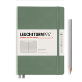 LEUCHTTURM1917 - notebook A5 - lijntjes - olijf