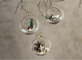 Kerstballen met opening - 4 stuks