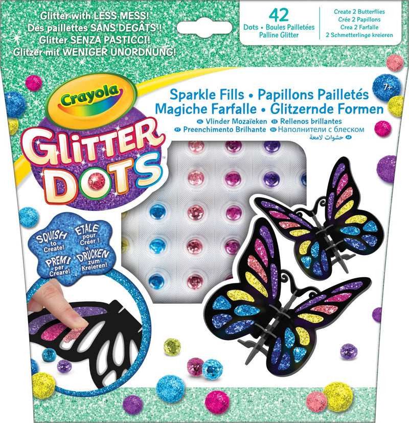 Crayola Glitter Dots - 3D vlinders