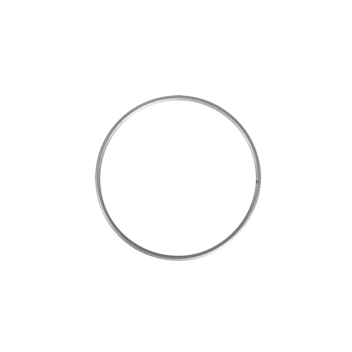 Metalen ring - 10 cm - zilverkleurig