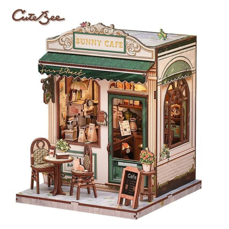 Cutebee miniatuur DIY kit - Sunny café