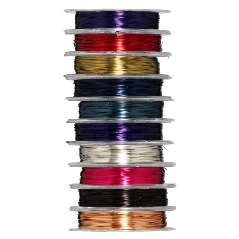 Wikkeldraad - 10x 40 meter - diverse kleuren