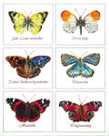 Borduurkit aida butterflies