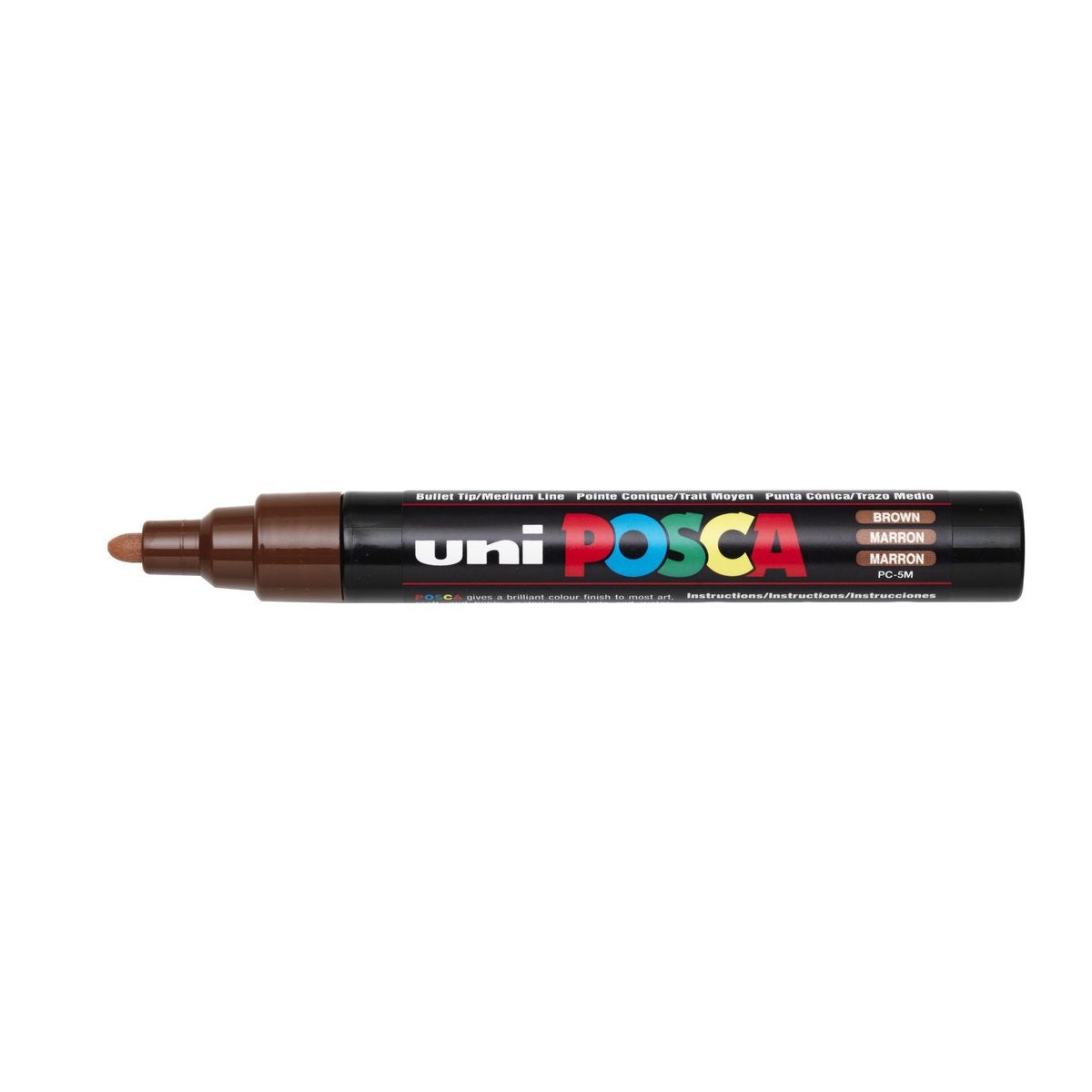 POSCA acrylmarker - medium PC-5M - 1,8-2,5 mm - bruin