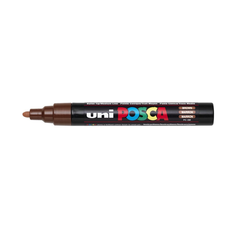 POSCA acrylmarker - medium PC-5M - 1,8-2,5 mm - bruin