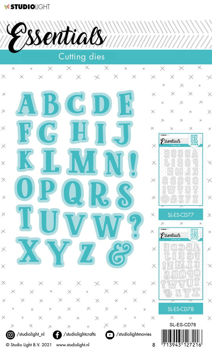SL Essentials - cutting die - #78 - Alfabet chunky