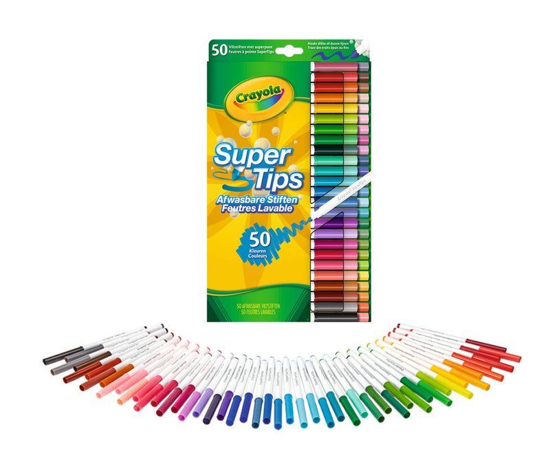 Crayola Supertips - 50 stuks