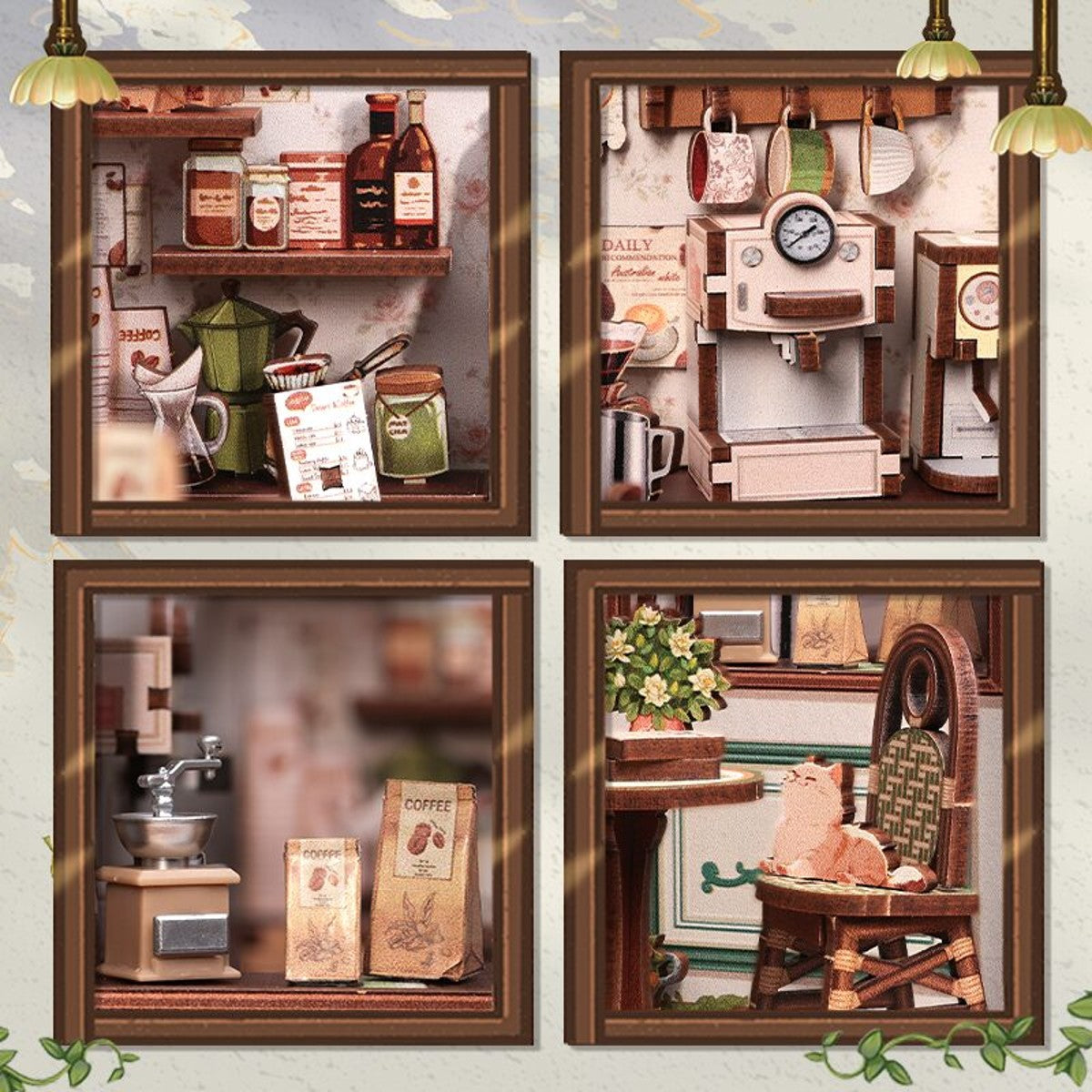 Cutebee miniatuur DIY kit - Sunny café