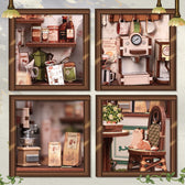 Cutebee miniatuur DIY kit - Sunny café